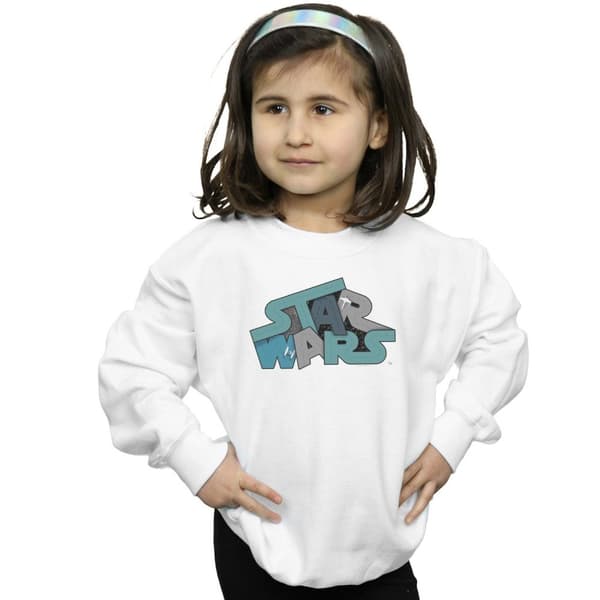 Star Wars Dödsstjärnan Jumble Logo Sweatshirt för flickor