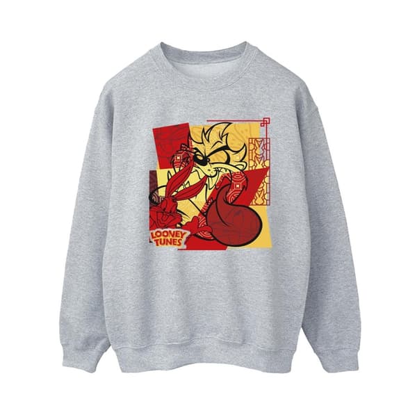 Looney Tunes Womens/Ladies Taz Bugs Rabbit New Year Sweatshirt
