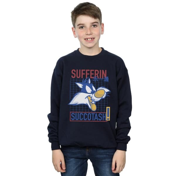 Looney Tunes Boys Sylvester Sufferin Succotash Sweatshirt