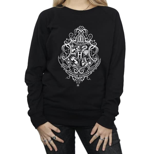 Harry Potter Dam/Tjej Hogwarts Draco Dormiens Crest Sweatshirt