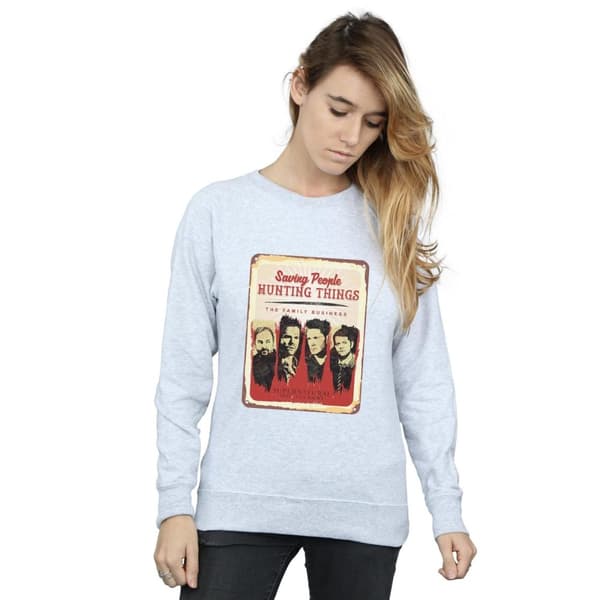 Supernatural Womens/Ladies Family Business Sign Sweatshirt
