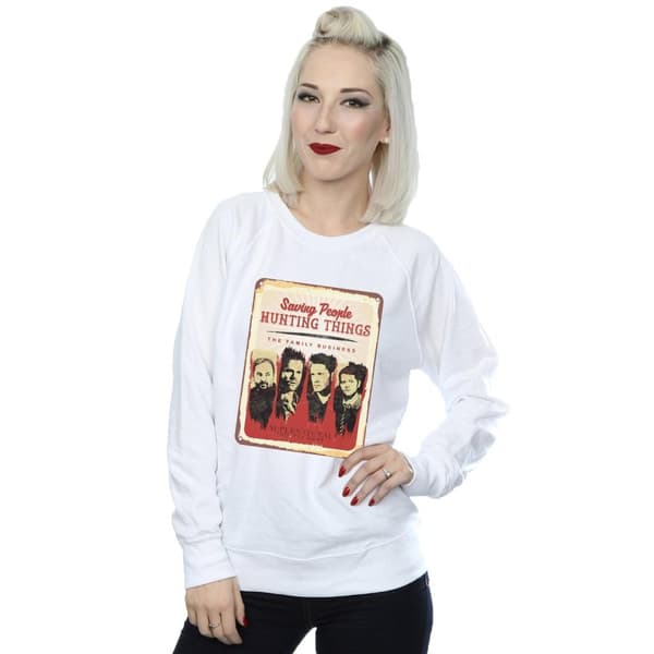 Supernatural Womens/Ladies Family Business Sign Sweatshirt