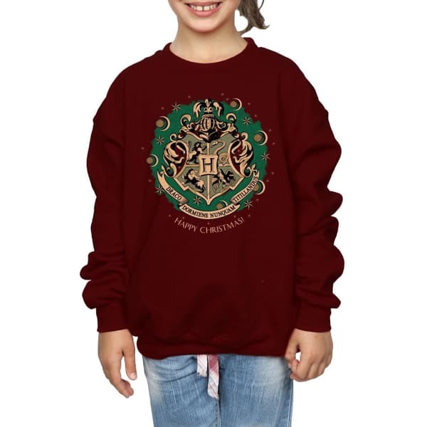 Harry Potter Sweatshirt med julkrans för flickor