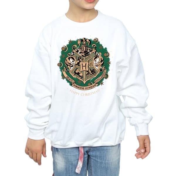 Harry Potter Girls Christmas Wreath Sweatshirt