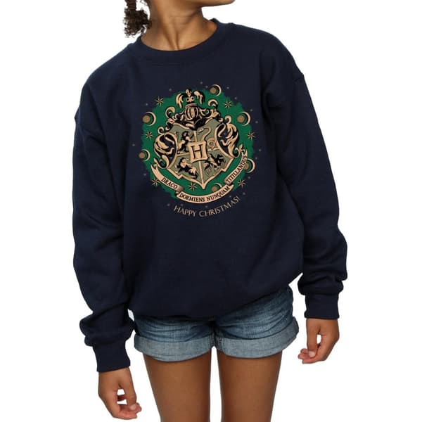 Harry Potter Girls Christmas Wreath Sweatshirt
