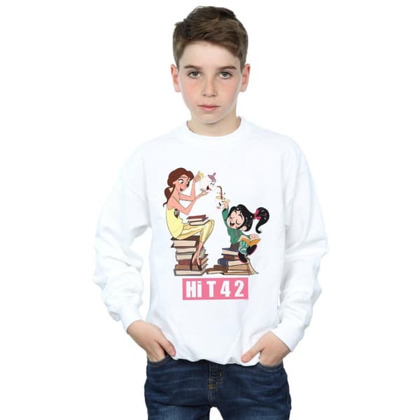 Disney Wreck It Ralph Belle och Vanellope - Sweatshirt för pojkar