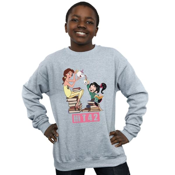 Disney Wreck It Ralph Belle och Vanellope - Sweatshirt för pojkar