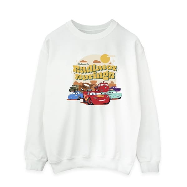 Disney Mens Cars Radiator Springs Group Sweatshirt