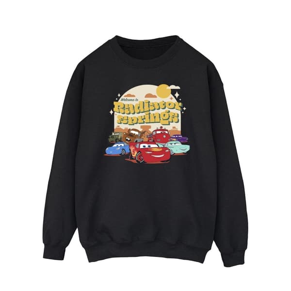 Disney Mens Cars Radiator Springs Group Sweatshirt
