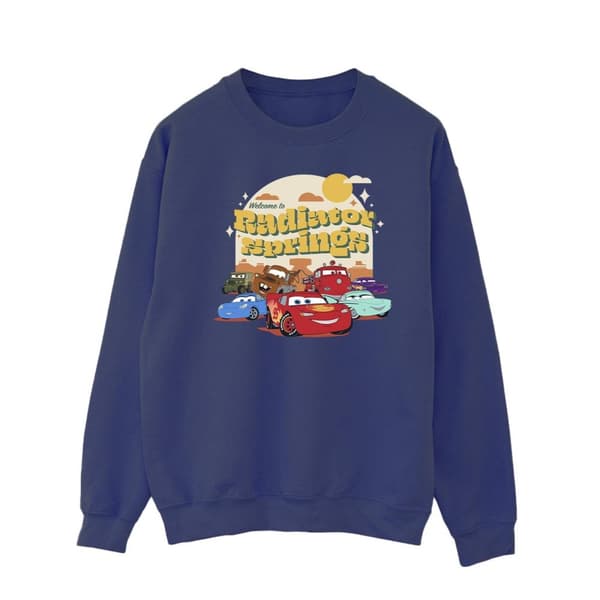 Disney Mens Cars Radiator Springs Group Sweatshirt