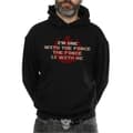 Pikkukuva 3 / 5: Star Wars Mens Rogue One I´m One With The Force Red Hoodie