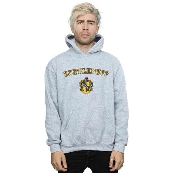 Harry Potter Mens Hufflepuff Crest Hoodie