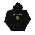 Miniatyrbillede 1 af 3: Harry Potter Mens Hufflepuff Crest Hoodie