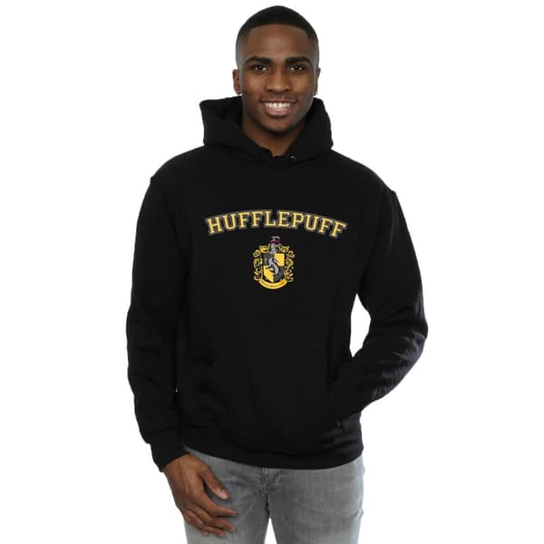 Harry Potter Mens Hufflepuff Crest Hoodie