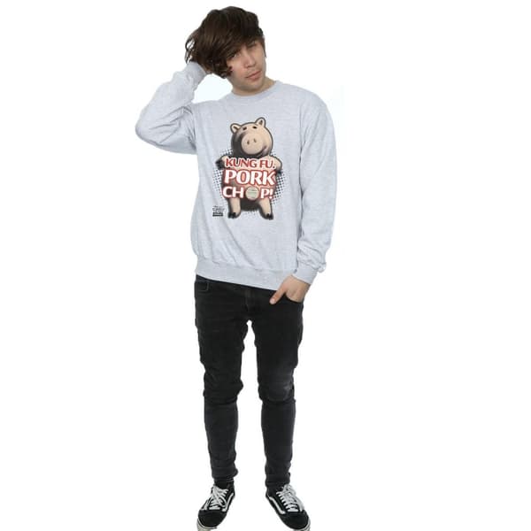 Disney Mens Toy Story Kung Fu Fläskkotlett Sweatshirt