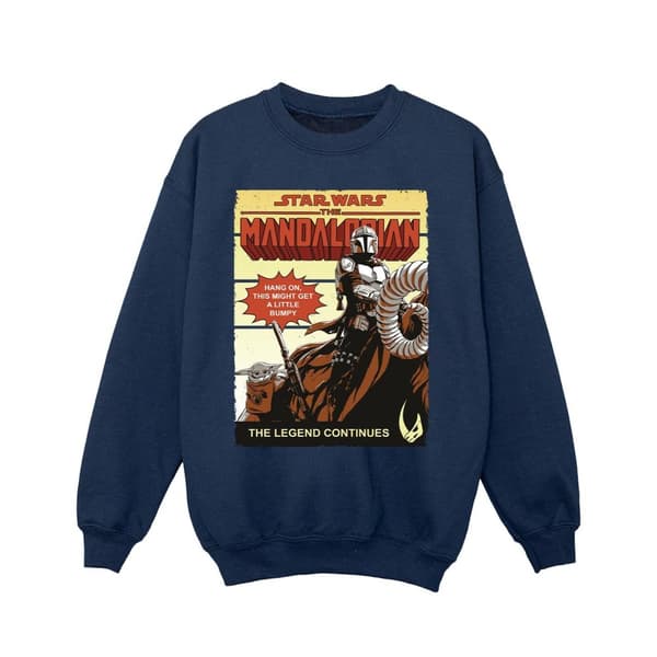 Star Wars The Mandalorian Girls Bumpy Ride Sweatshirt