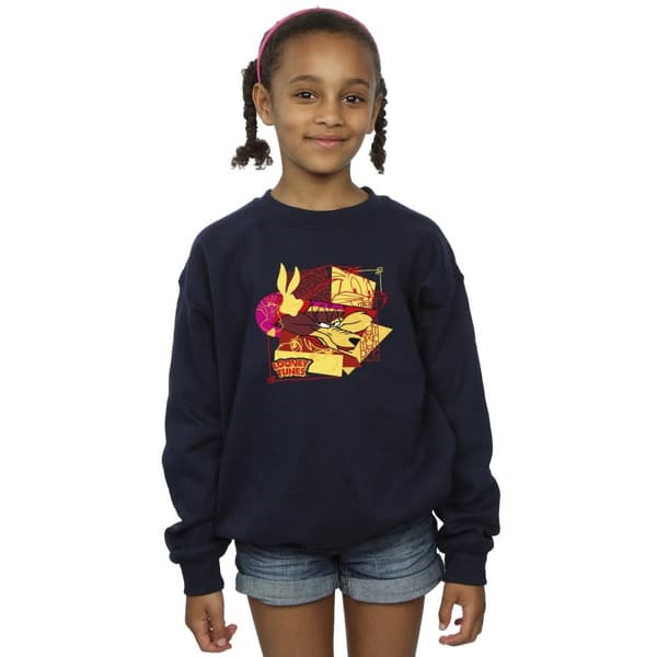 Looney Tunes Girls Wile E Coyote Bugs Rabbit New Year Sweatshirt