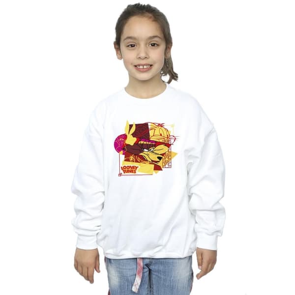 Looney Tunes Girls Wile E Coyote Bugs Rabbit New Year Sweatshirt