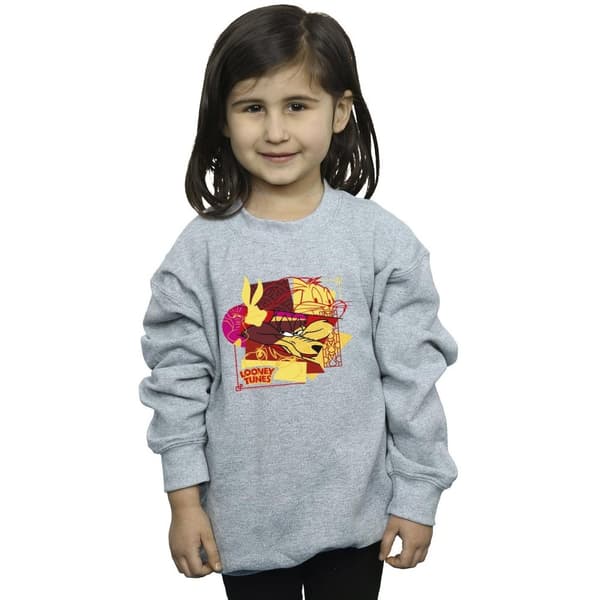 Looney Tunes Girls Wile E Coyote Bugs Rabbit New Year Sweatshirt