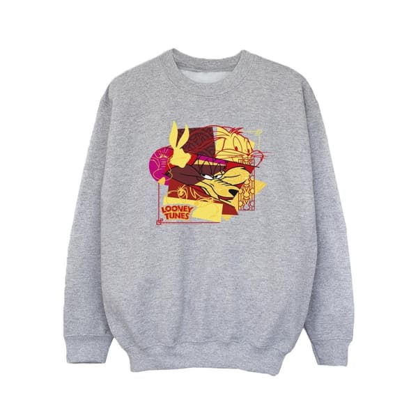 Looney Tunes Girls Wile E Coyote Bugs Rabbit New Year Sweatshirt
