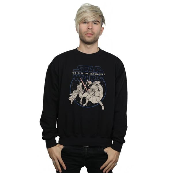Star Wars: The Rise of Skywalker Star Wars The Rise Of Skywalker Rey And Kylo Combat Sweatshirt för herrar