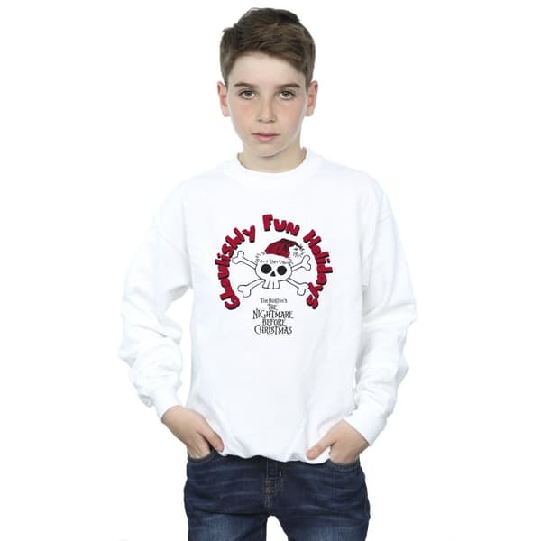 Disney Pojkar The Nightmare Before Christmas Ghouishly Fun Holidays Sweatshirt