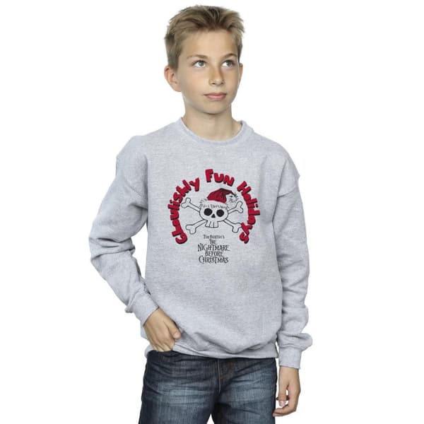 Disney Pojkar The Nightmare Before Christmas Ghouishly Fun Holidays Sweatshirt
