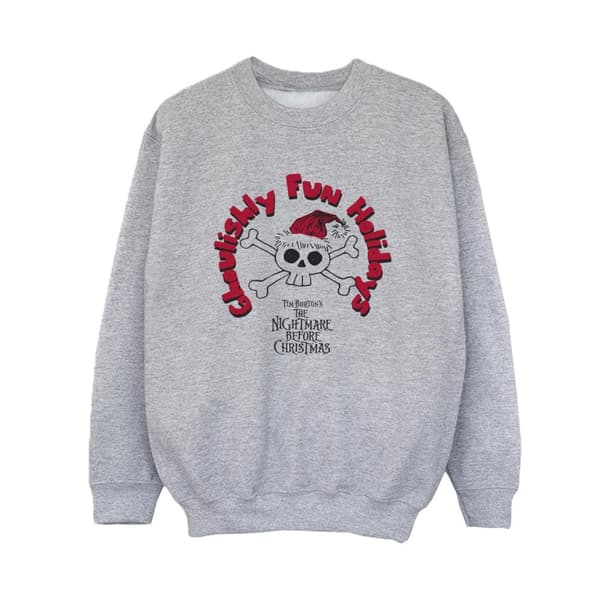 Disney Pojkar The Nightmare Before Christmas Ghouishly Fun Holidays Sweatshirt