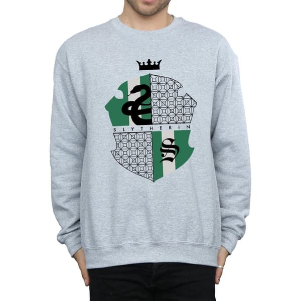 Harry Potter Mens Slytherin Shield Sweatshirt