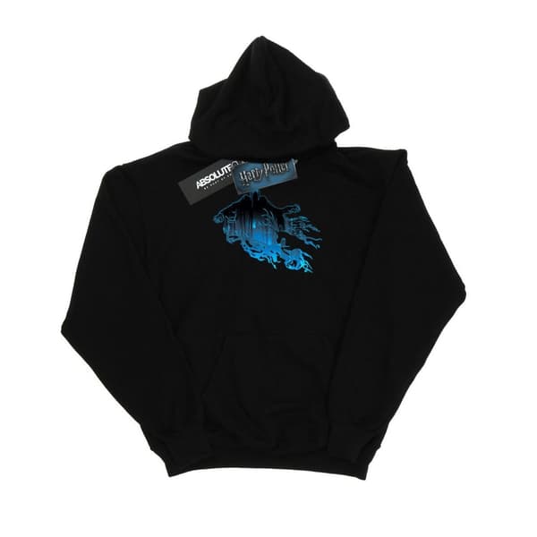 Harry Potter Mens Dementor Silhouette Hoodie Black XXL
