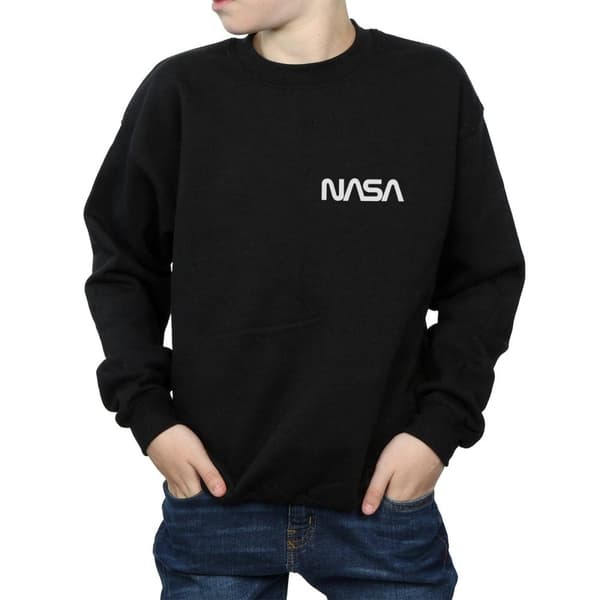 NASA Boys Modern Logo Chest Sweatshirt