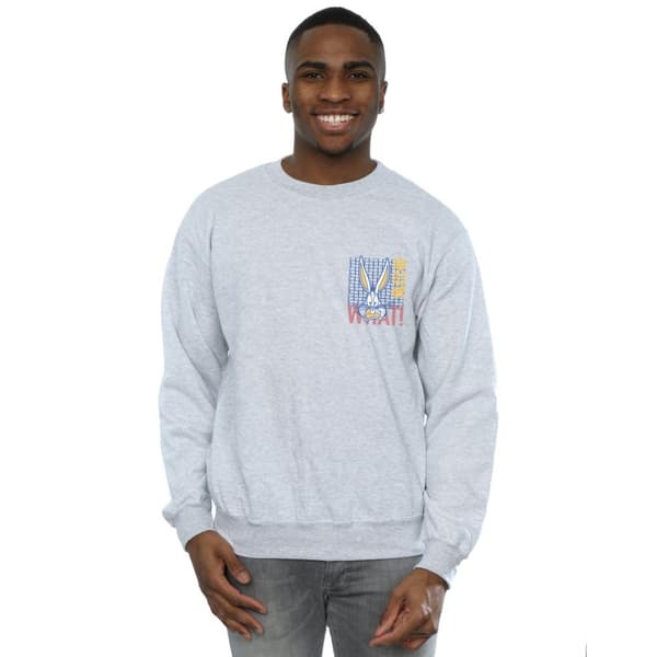Looney Tunes Mens Bugs Bunny What Sweatshirt