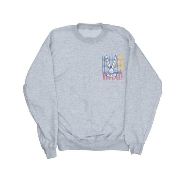Looney Tunes Mens Bugs Bunny What Sweatshirt