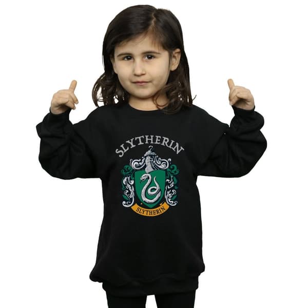 Harry Potter Girls Slytherin Crest Sweatshirt