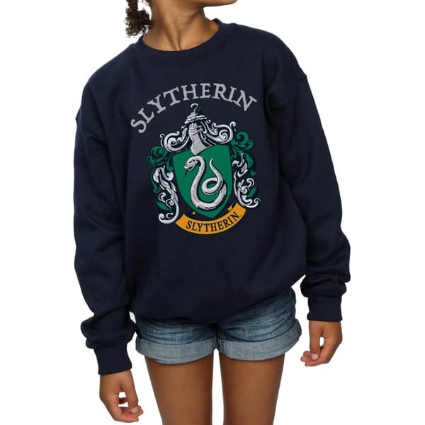 Harry Potter Girls Slytherin Crest Sweatshirt