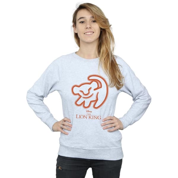 Disney Sweatshirt med grottmålning från Lejonkungen - dam/dam