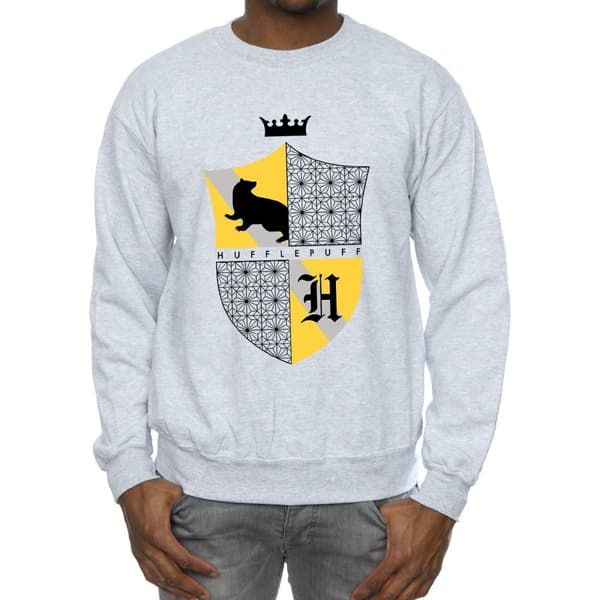Harry Potter Mens Hufflepuff Shield Sweatshirt