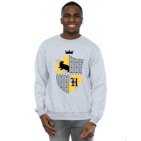 Harry Potter Mens Hufflepuff Shield Sweatshirt