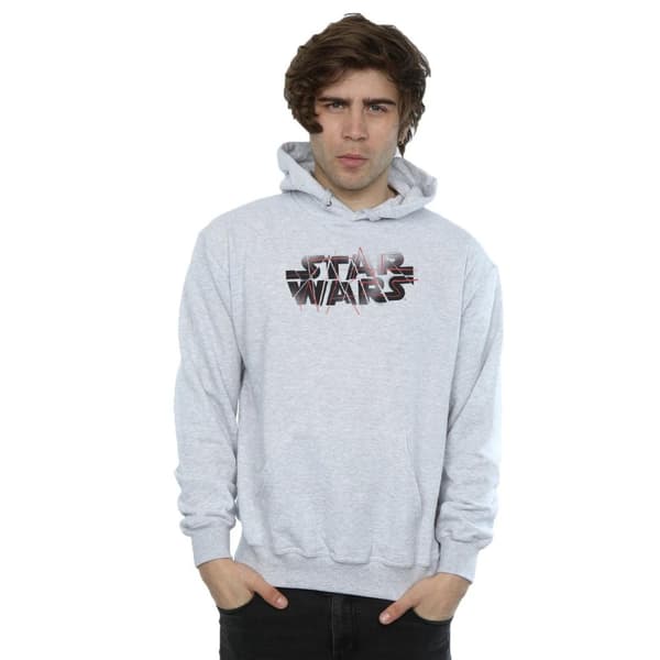 Star Wars Mens The Last Jedi Spray Logo Hoodie