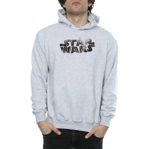 Star Wars Mens The Last Jedi Spray Logo Hoodie