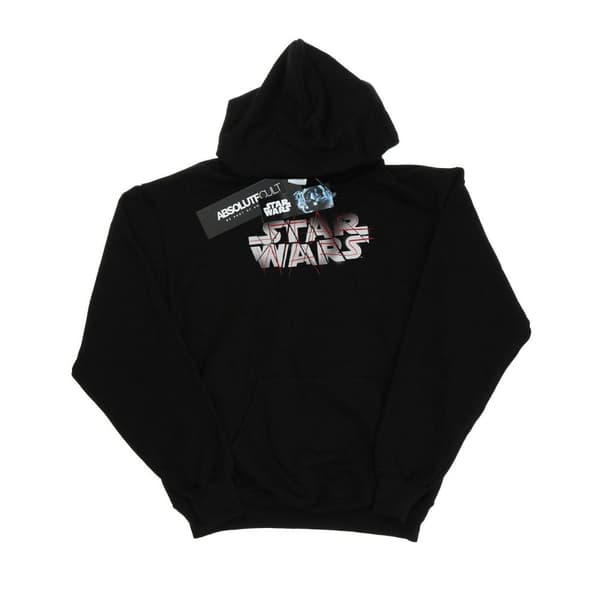 Star Wars Mens The Last Jedi Spray Logo Hoodie