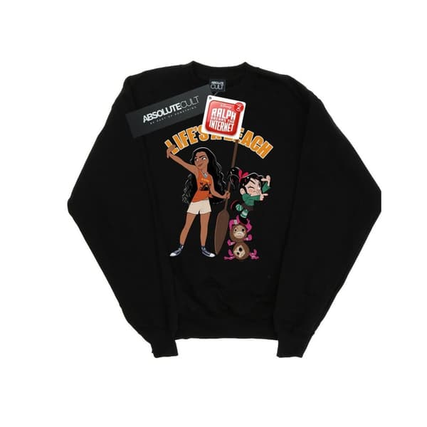 Disney Pojkar Wreck It Ralph Moana And Vanellope Sweatshirt