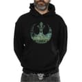 Miniatyrbild 3 av 5: Star Wars Herr Rogue One I´m One With The Force Alliance Emblem Grön Huvtröja
