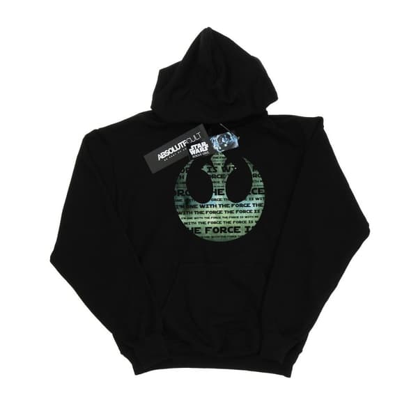 Star Wars Herr Rogue One I´m One With The Force Alliance Emblem Grön Huvtröja