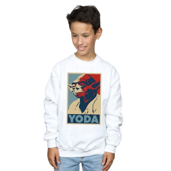 Star Wars Sweatshirt med Yoda-affisch för pojkar