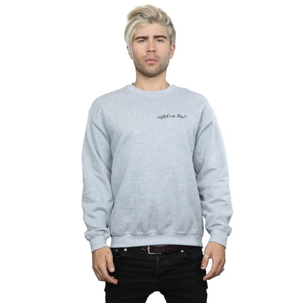 Looney Tunes Mens What´s Up Doc Breast Print Sweatshirt