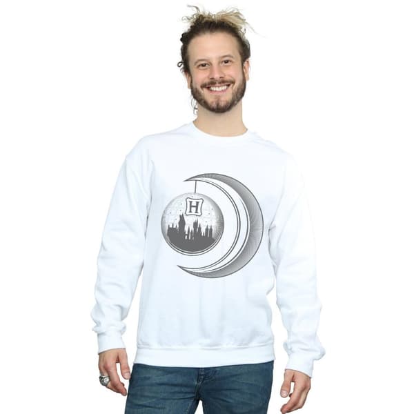Harry Potter Mens Hogwarts Moon Sweatshirt