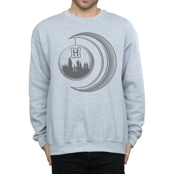 Harry Potter Mens Hogwarts Moon Sweatshirt