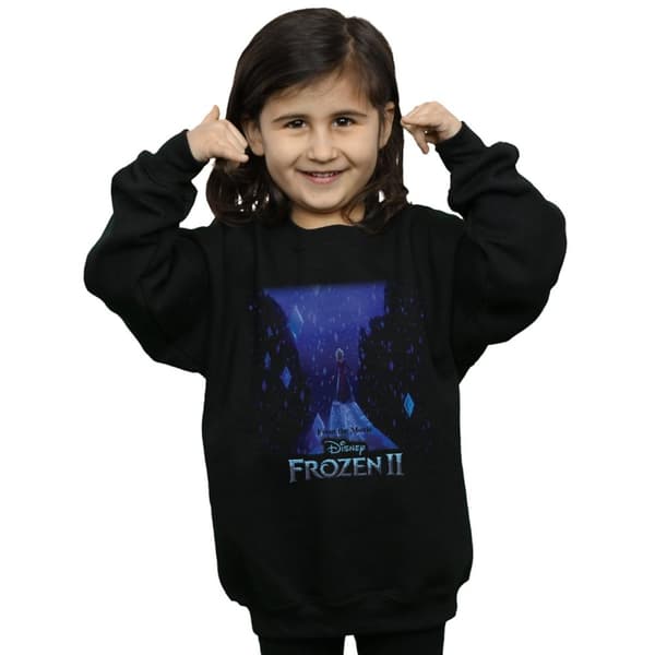Disney Girls Frozen 2 Elsa Diamond Elements Sweatshirt