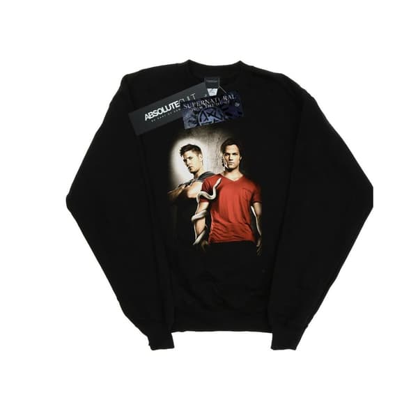 Supernatural Dam/Tjej Heaven And Hell Sweatshirt Black XL